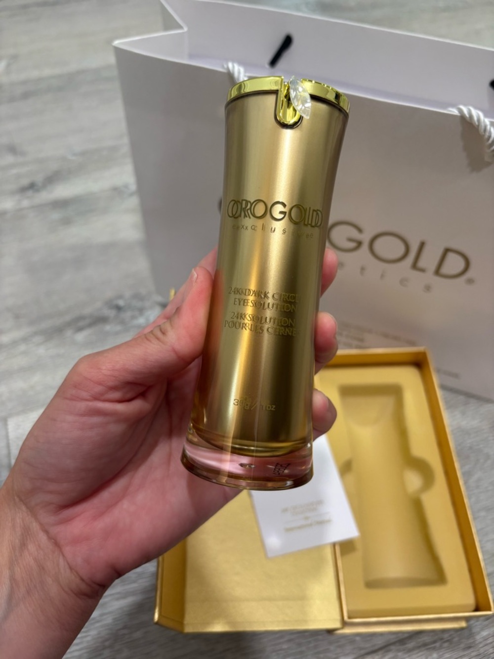 OROGOLD 24K Dark Circle Eye Solution - Gold